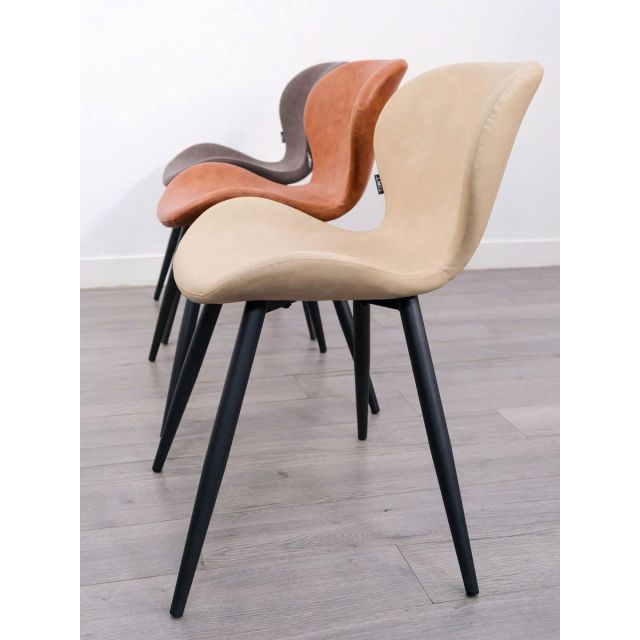 Ghế bọc da chân sắt GAK357