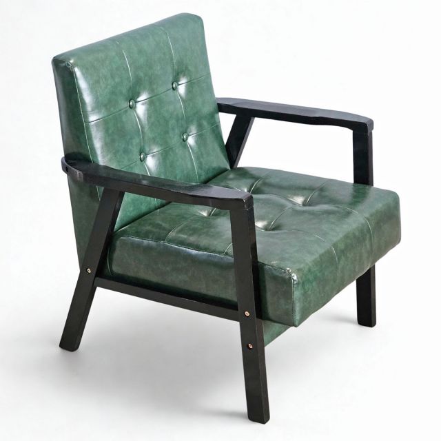 Ghế sofa đơn bọc nệm khung gỗ GSD68101 Ghế sofa đơn bọc nệm khung gỗ GSD68101