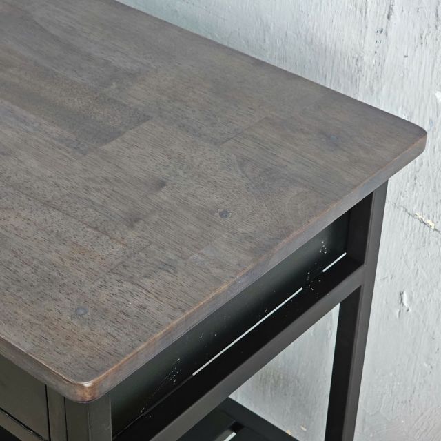 Kệ bếp di động PAXO 105x45x95 gỗ cao su KB68065