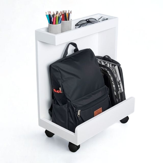 Kệ để balo di động 30x55x50cm gỗ cao su KDBL001 Kệ để balo di động 30x55x50cm gỗ cao su KDBL001