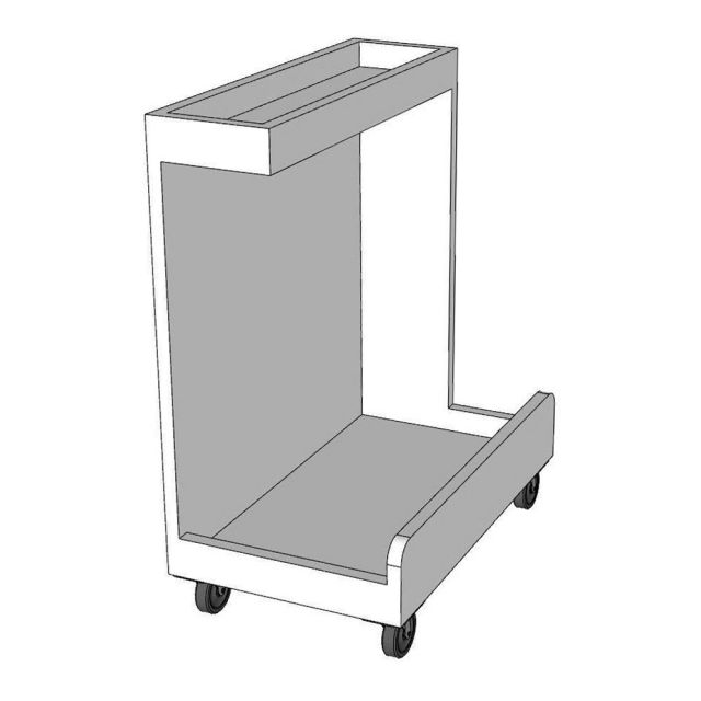 Kệ để balo văn phòng 30x55x50cm gỗ cao su KDBL001