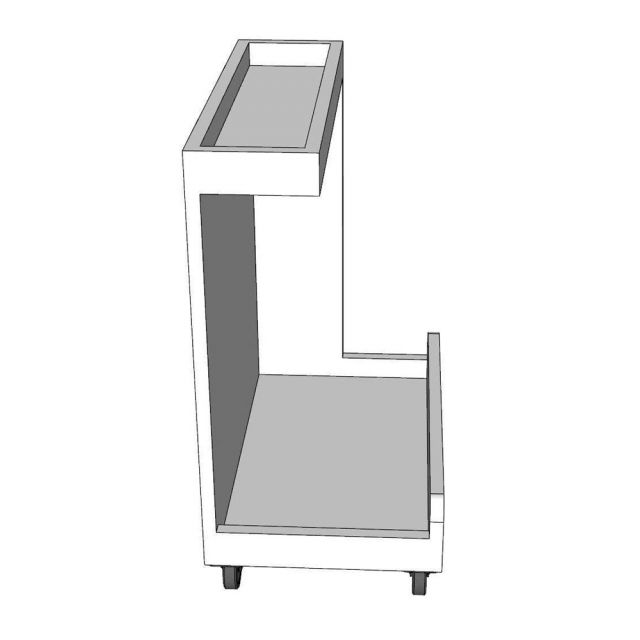 Kệ để balo văn phòng 30x55x50cm gỗ cao su KDBL001