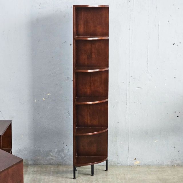 Kệ góc tường 35x28x172cm gỗ cao su KGT68044