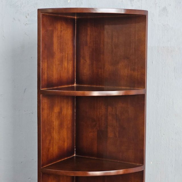 Kệ góc tường 35x28x172cm gỗ cao su KGT68044