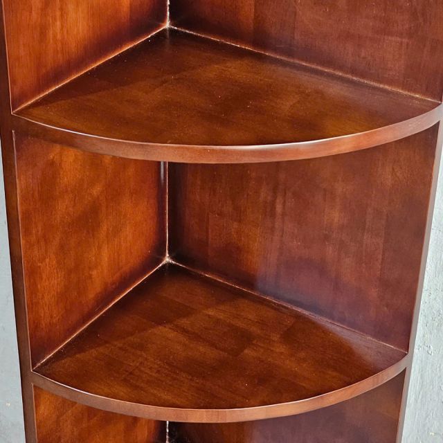 Kệ góc tường 35x28x172cm gỗ cao su KGT68044