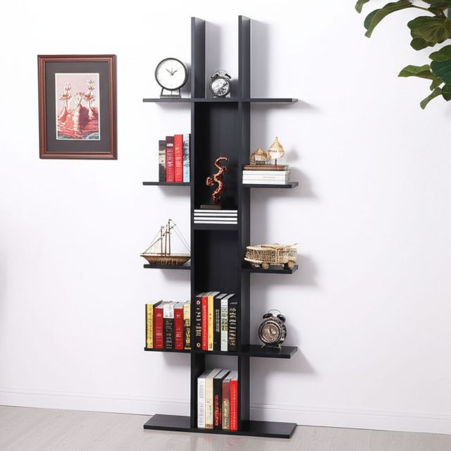 Kệ trang trí 76x20x160cm gỗ cao su KTB68191