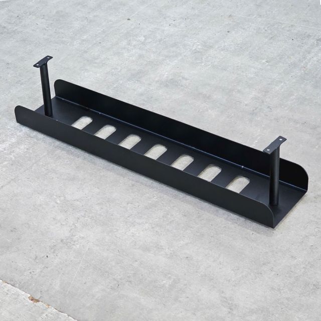 Khay đựng hộp điện màu trắng gắn dưới mặt bàn KHD009