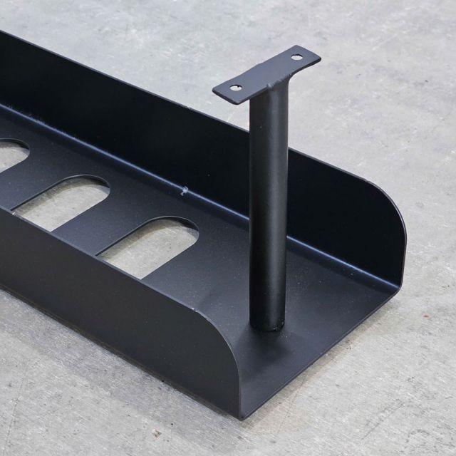 Khay đựng hộp điện màu trắng gắn dưới mặt bàn KHD009