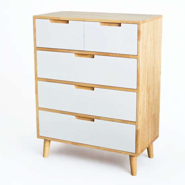 Tủ để đồ 80x42x100cm gỗ cao su TQA68067