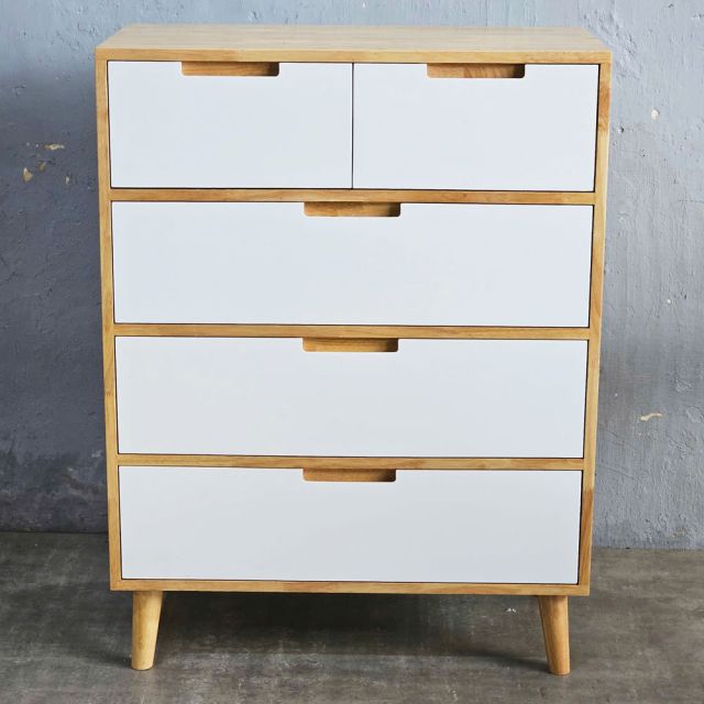 Tủ để đồ 80x42x100cm gỗ cao su TQA68067