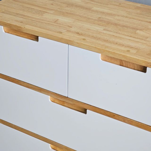 Tủ để đồ 80x42x100cm gỗ cao su TQA68067