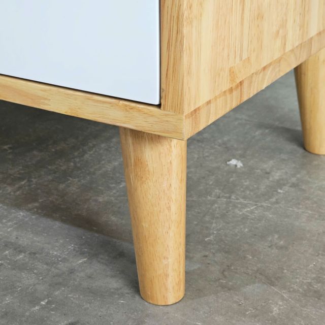 Tủ để đồ 80x42x100cm gỗ cao su TQA68067