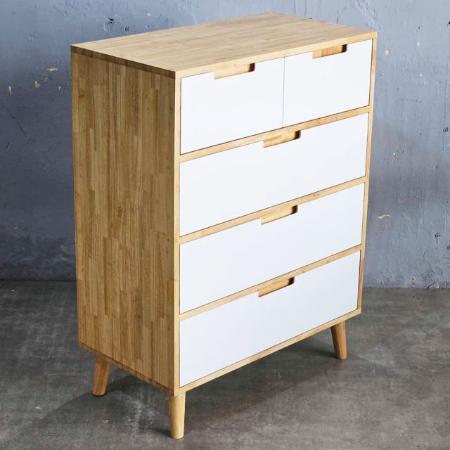 Tủ để đồ 80x42x100cm gỗ cao su TQA68067
