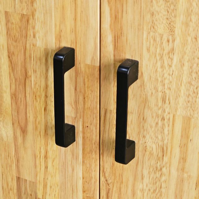 Tủ đựng rác 2 ngăn 150x50x95cm gỗ cao su TDR002