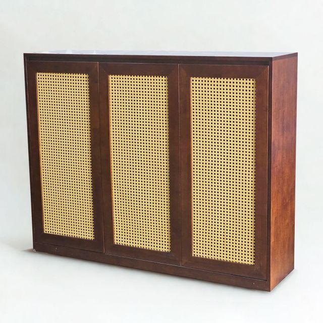 Tủ để giầy dép 1403x35x110cm gỗ cao su KG68094