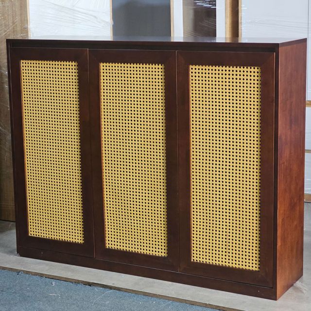 Tủ để giầy dép 140x35x110cm gỗ cao su KG68094