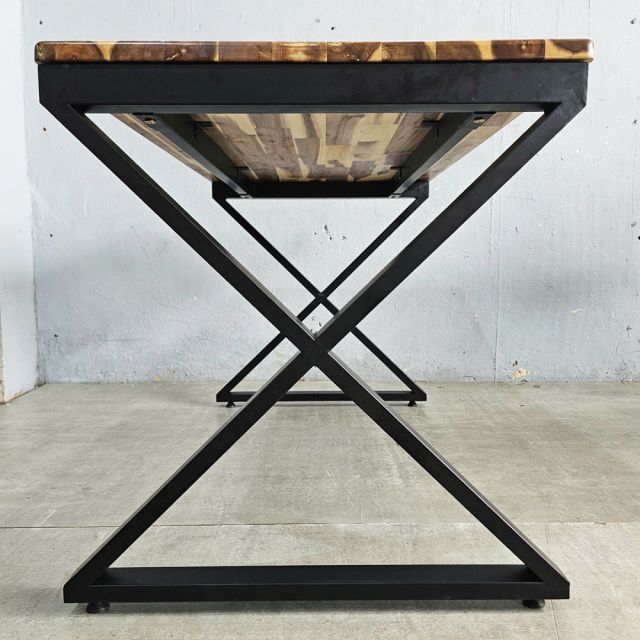 Bàn ăn chữ nhật 120x70cm gỗ tràm BA68251