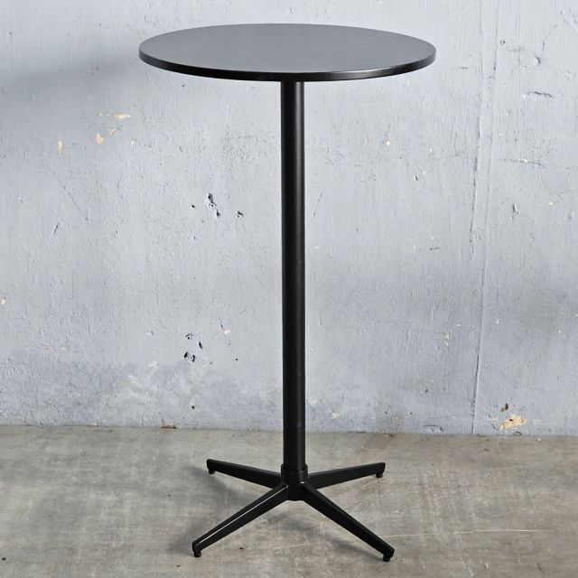 Bàn bar tròn 60cm gỗ plywood vân giả đá BB041