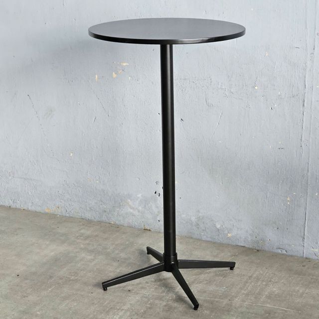 Bàn bar tròn 60cm gỗ plywood vân giả đá BB041