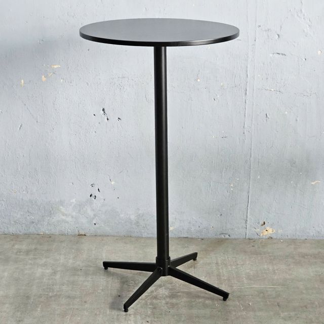 Bàn bar tròn 60cm gỗ plywood vân giả đá BB041