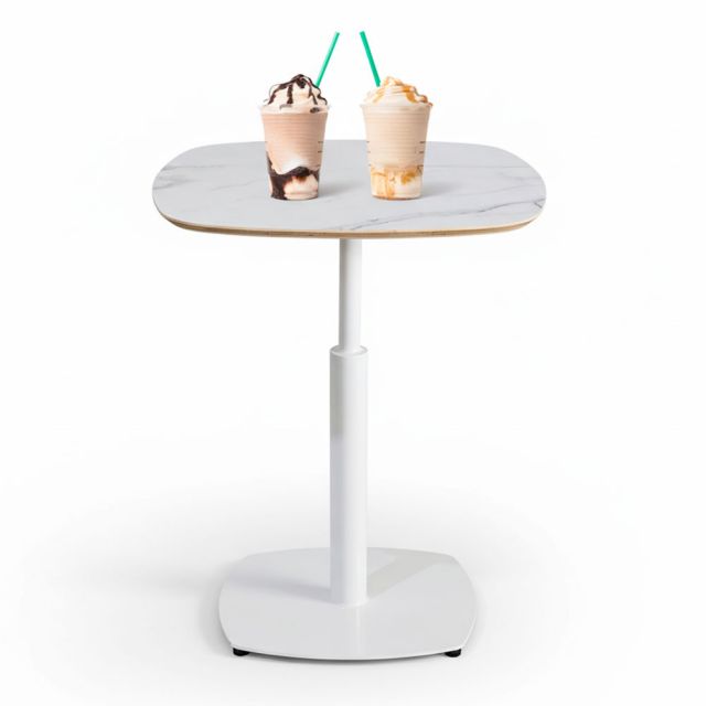 Bàn cafe 60x60cm gỗ plywood vân giả đá CFD68275 Bàn cafe 60x60cm gỗ plywood vân giả đá CFD68275