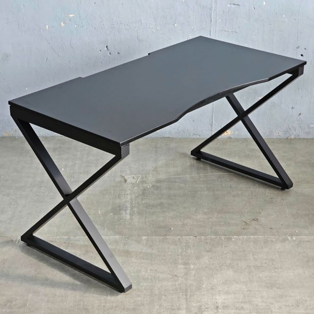 Bàn Gaming chữ X 140x70cm gỗ cao su GD68106