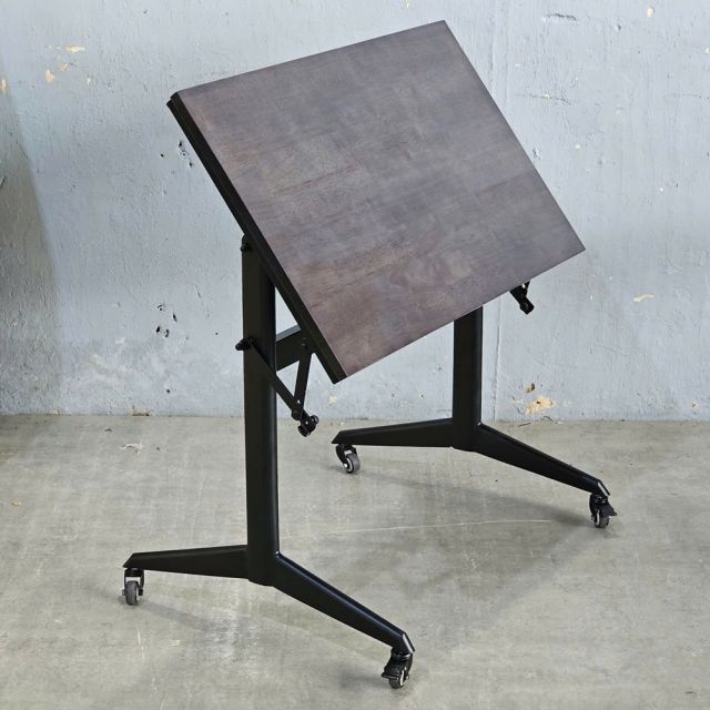 Bàn đào tạo di động 80x60cm gỗ cao su SPD68233