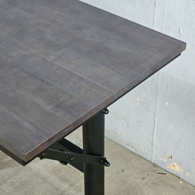 Bàn đào tạo di động 80x60cm gỗ cao su SPD68233
