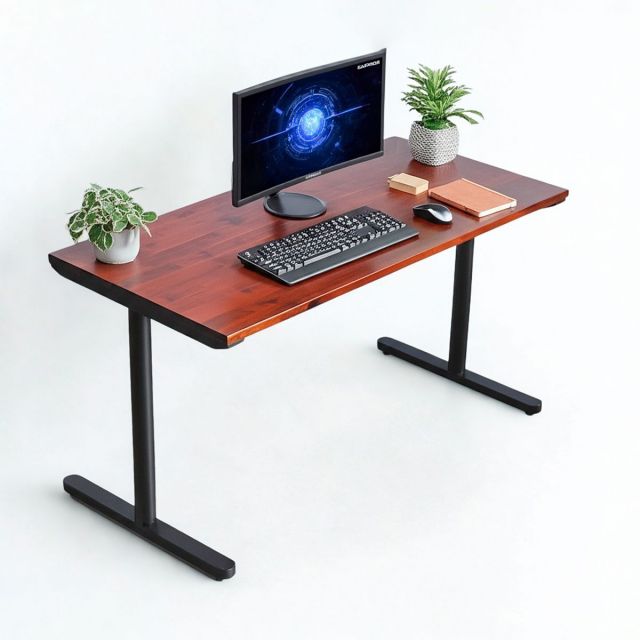 Bàn làm việc 140x70cm gỗ tràm hệ TIO HBTO033 Bàn làm việc 140x70cm gỗ tràm hệ TIO HBTO033