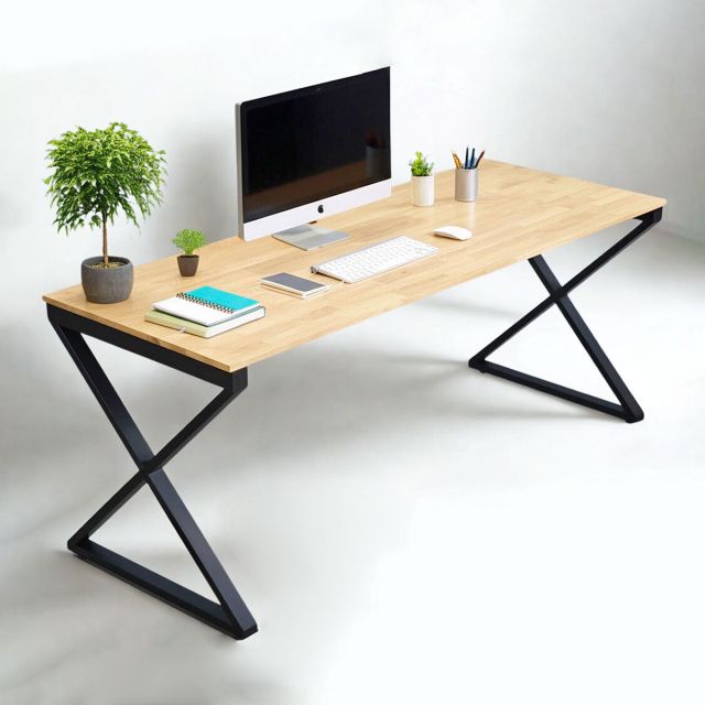 Bàn làm việc 180x70cm gỗ cao su hệ XConcept HBXC051