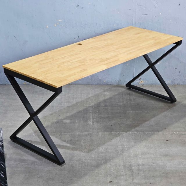 Bàn làm việc 180x70cm gỗ cao su hệ XConcept HBXC051