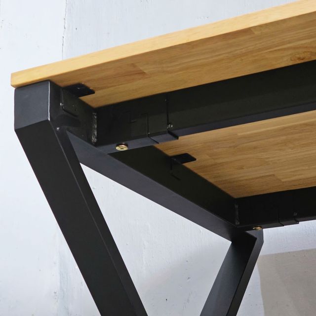 Bàn làm việc 180x70cm gỗ cao su hệ XConcept HBXC051