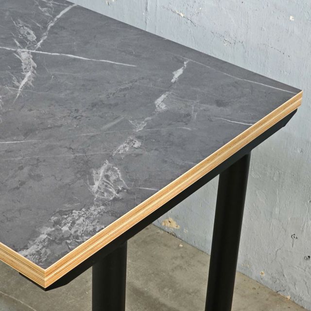 Bàn làm việc 200x75cm gỗ plywood vân giả đá hệ TIO HBTO034
