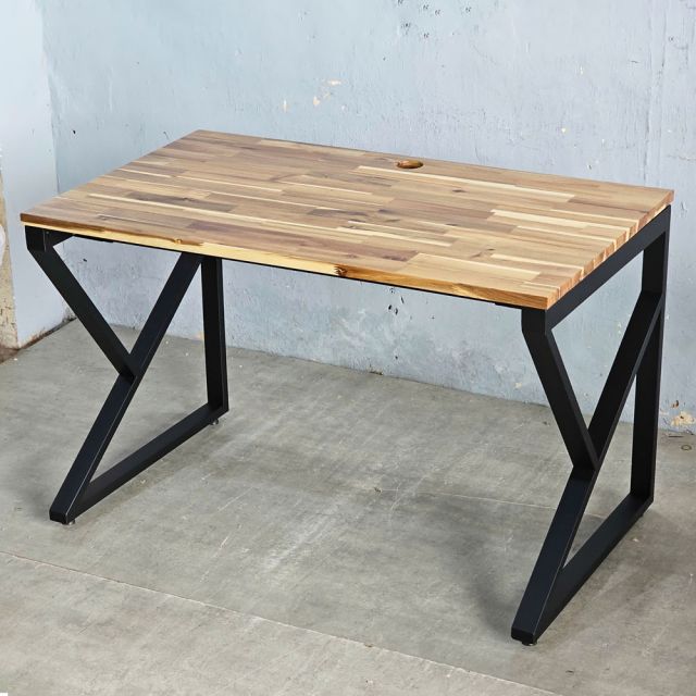 Bàn làm việc 120x70cm gỗ tràm chân hệ KConcept HBWD048