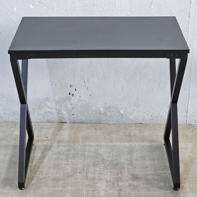 Bàn Mini 80x50x75(cm) gỗ cao su chân chữ X lắp ráp IDE68014