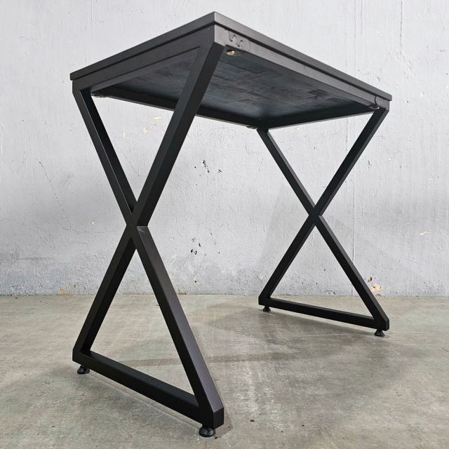 Bàn Mini 80x50x75(cm) gỗ cao su chân chữ X lắp ráp IDE68014
