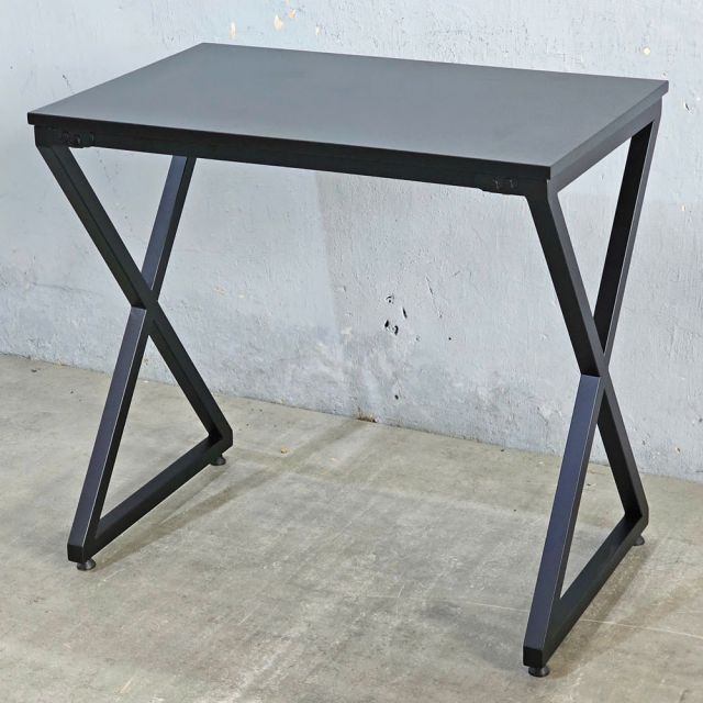 Bàn Mini 80x50x75(cm) gỗ cao su chân chữ X lắp ráp IDE68014