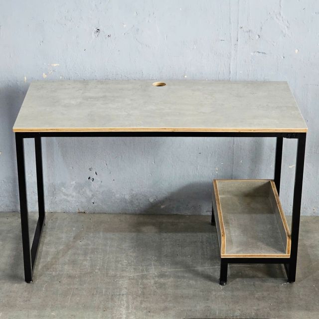 Bàn vi tính liền kệ CPU 120x60cm gỗ plywood COD68063