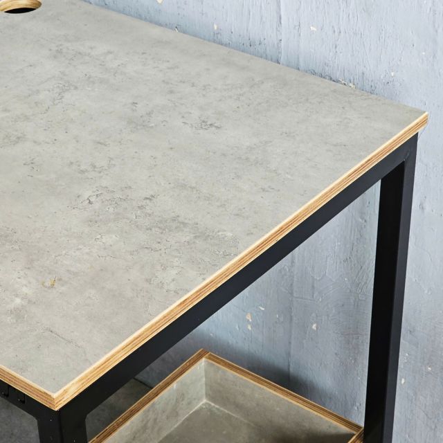Bàn vi tính liền kệ CPU 120x60cm gỗ plywood COD68063