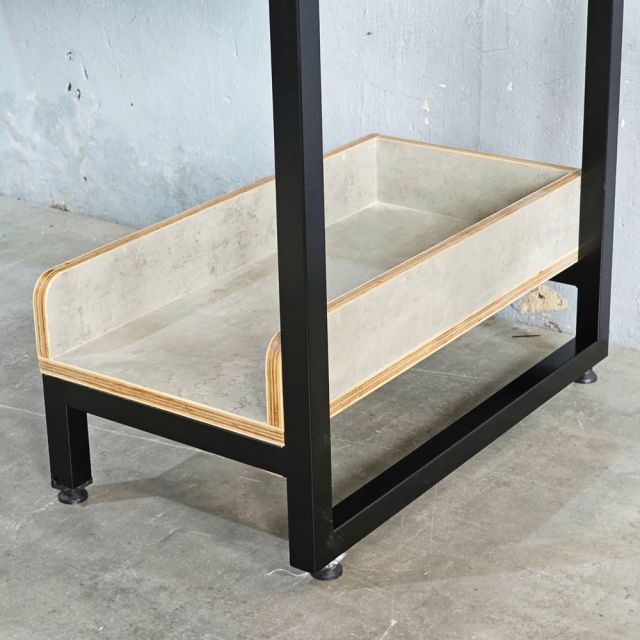 Bàn vi tính liền kệ CPU 120x60cm gỗ plywood COD68063