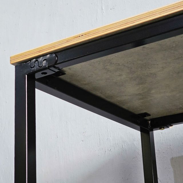 Bàn vi tính liền kệ CPU 120x60cm gỗ plywood COD68063