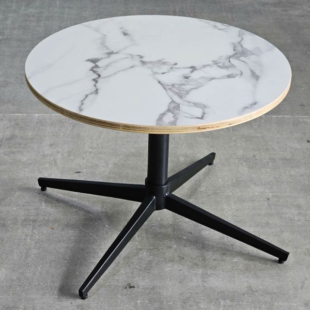 Bàn trà tròn 60x60cm gỗ cao su TT68326
