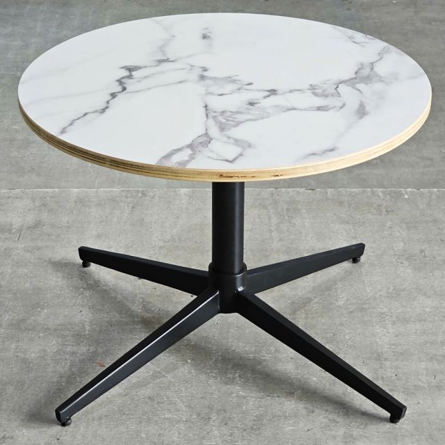 Bàn trà tròn 60x60cm gỗ cao su TT68326