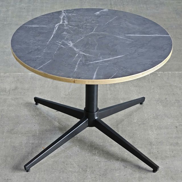 Bàn trà tròn 60x60cm gỗ cao su TT68326