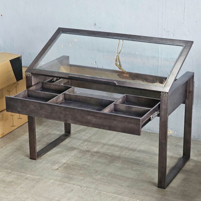 Bàn vẽ kiến trúc DraftingDesk 120x60cm mặt kính cường lực DD68003