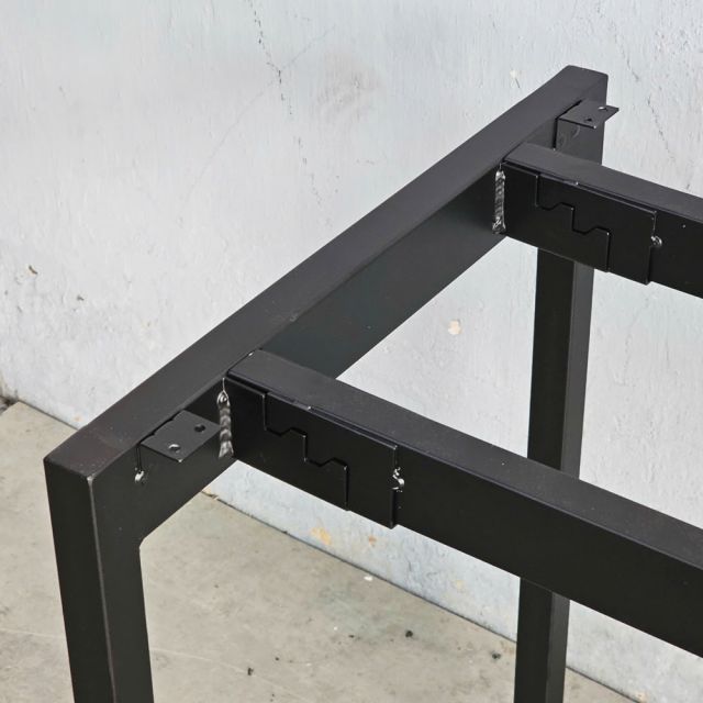 Chân sắt lắp ráp bàn 100x50cm hệ Slean HCSL001