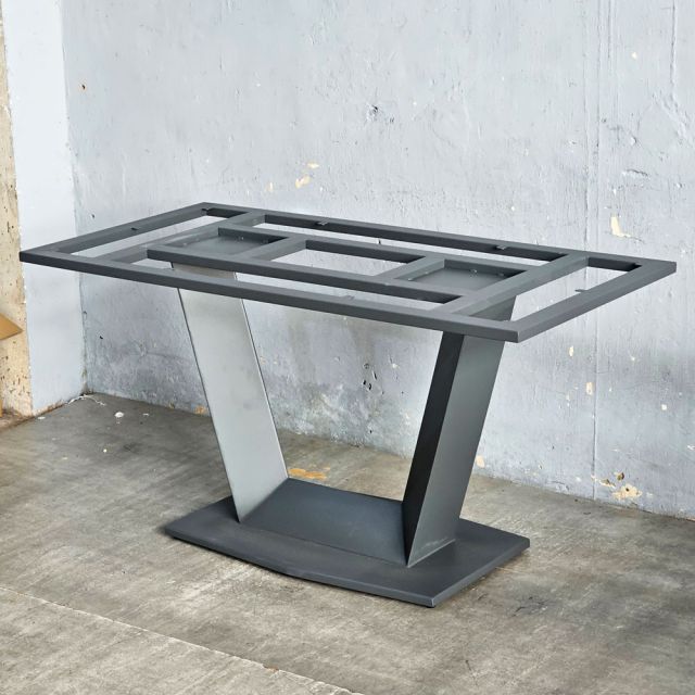 Chân sắt cho bàn ăn 140x70cm sơn tĩnh điện CHBBA061