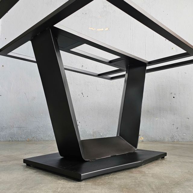 Chân sắt cho bàn ăn 140x90x73cm sơn tĩnh điện CHBBA062