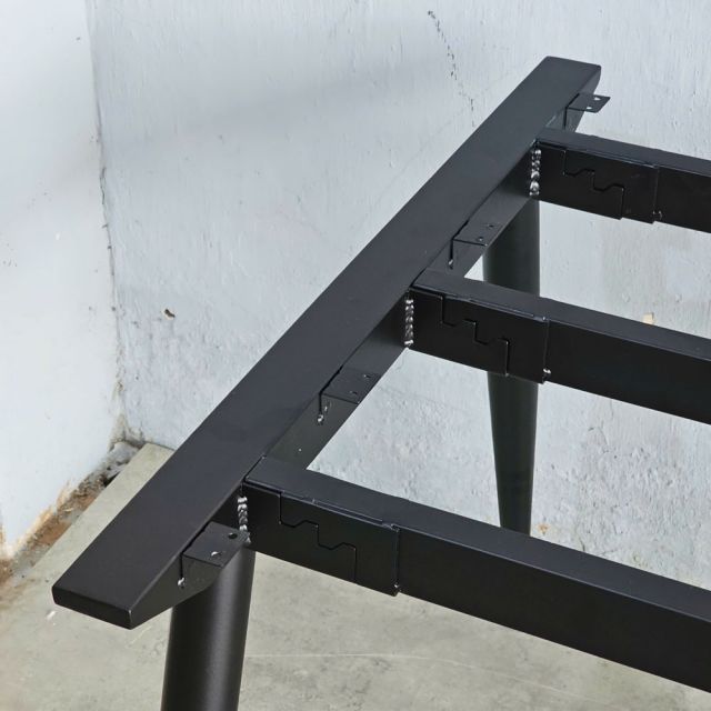 Chân sắt lắp ráp cho bàn 160x75cm hệ CONE HCCO032