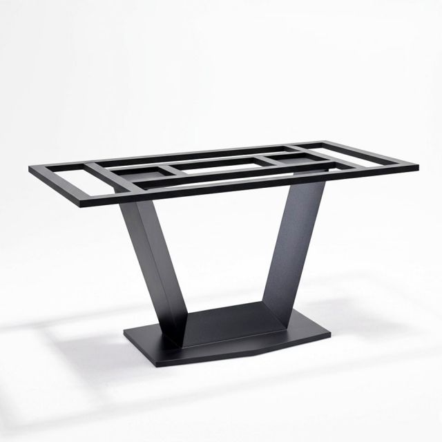 Chân sắt cho bàn ăn 140x70cm sơn tĩnh điện CHBBA061